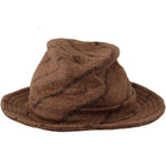 Dolce & Gabbana Elegant Wide Brim Fedora Hat Dolce & Gabbana Dark Olive Green