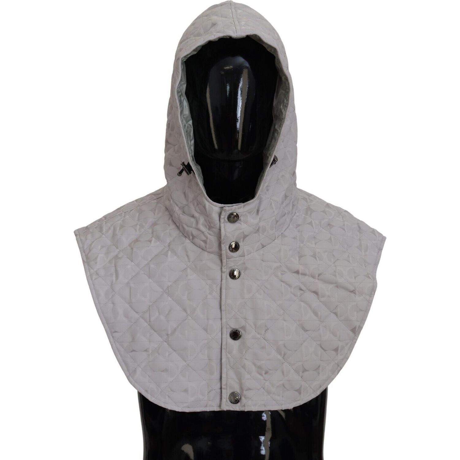 优雅白色尼龙全头裹帽