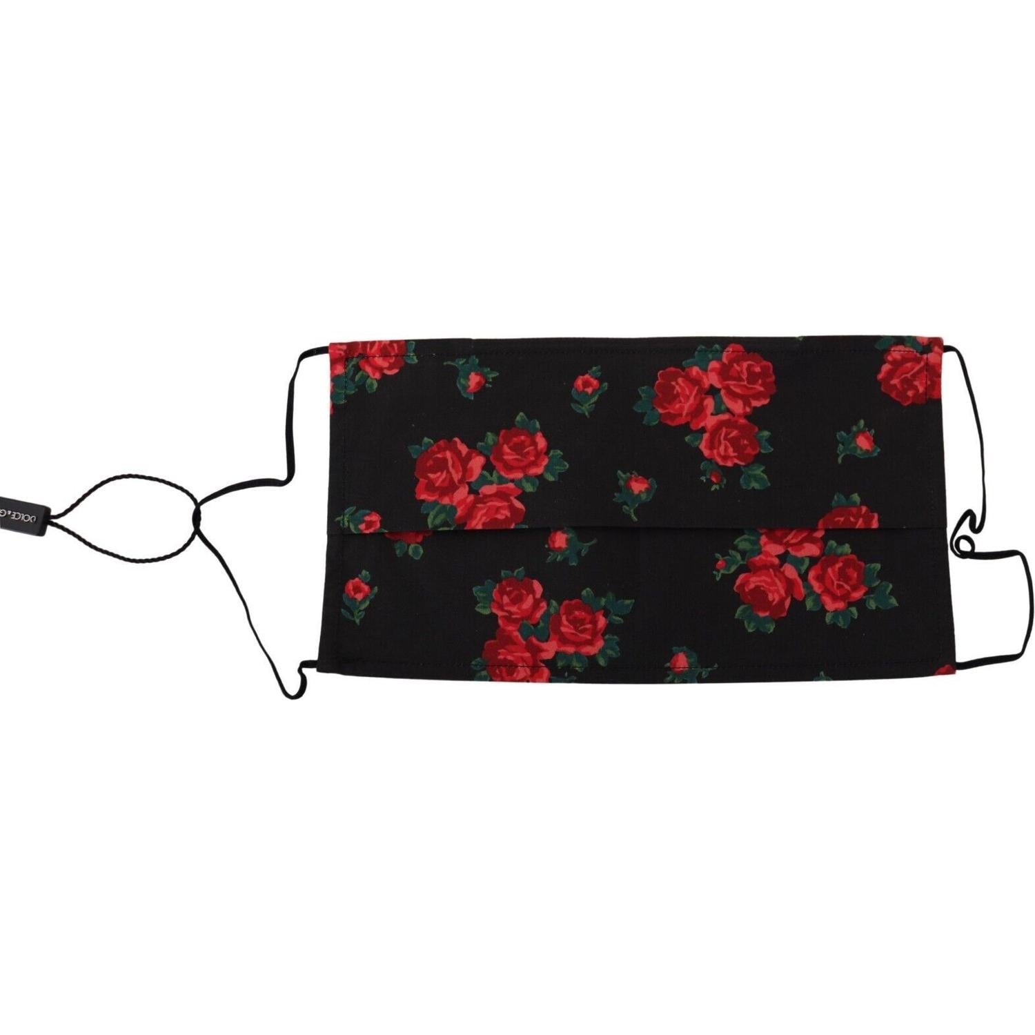 优雅花卉棉质褶皱口罩