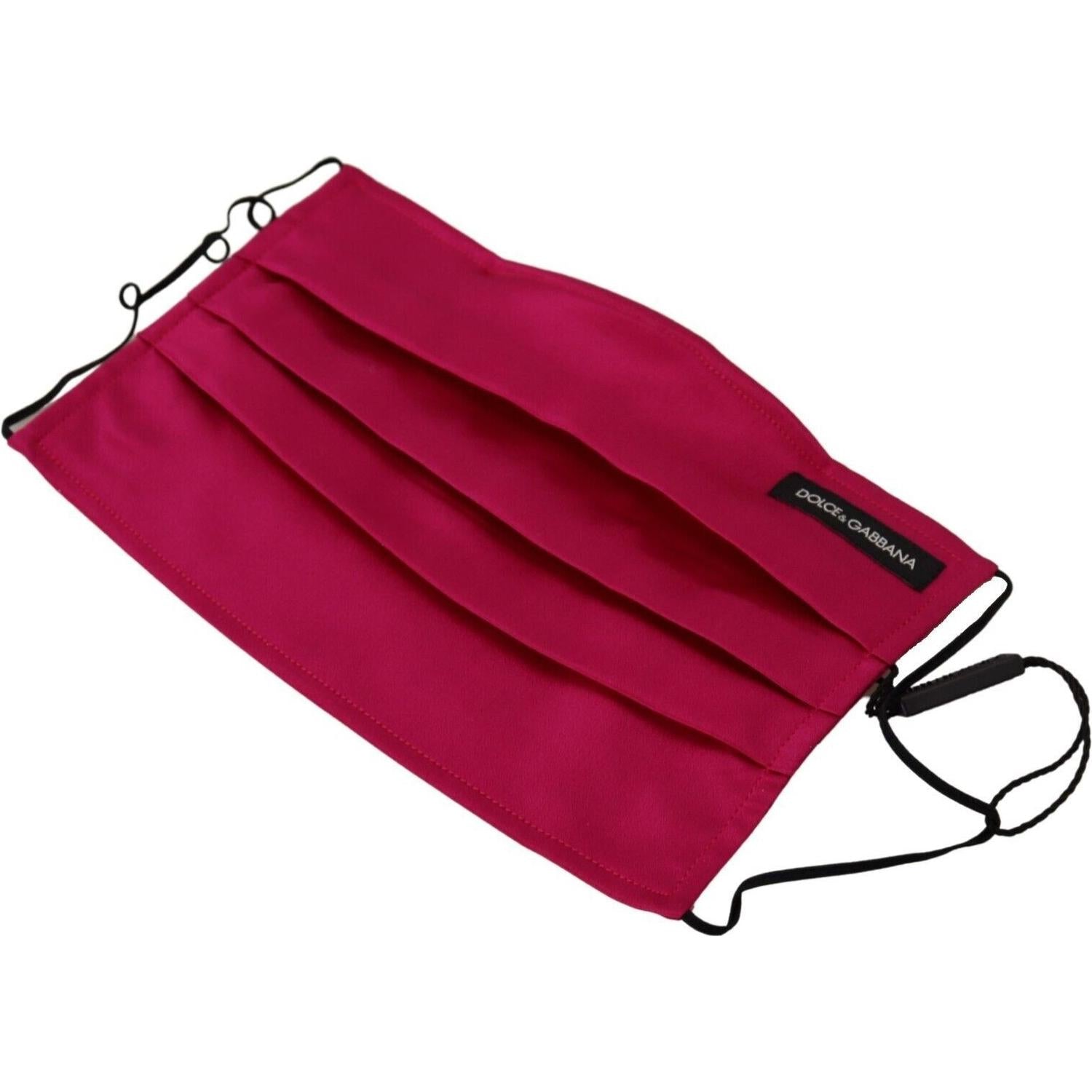 优雅丝绸褶皱栗色面膜