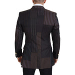 Dolce & Gabbana Multicolor Patchwork Stripes SICILIA Blazer