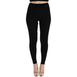 Dolce & Gabbana Black Slim Fit Women Cashmere Pants
