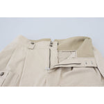 Dolce & Gabbana Beige Cotton Women Cargo Pants Jeans & Pants