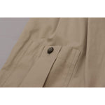 Dolce & Gabbana Beige Cotton Women Cargo Pants Jeans & Pants