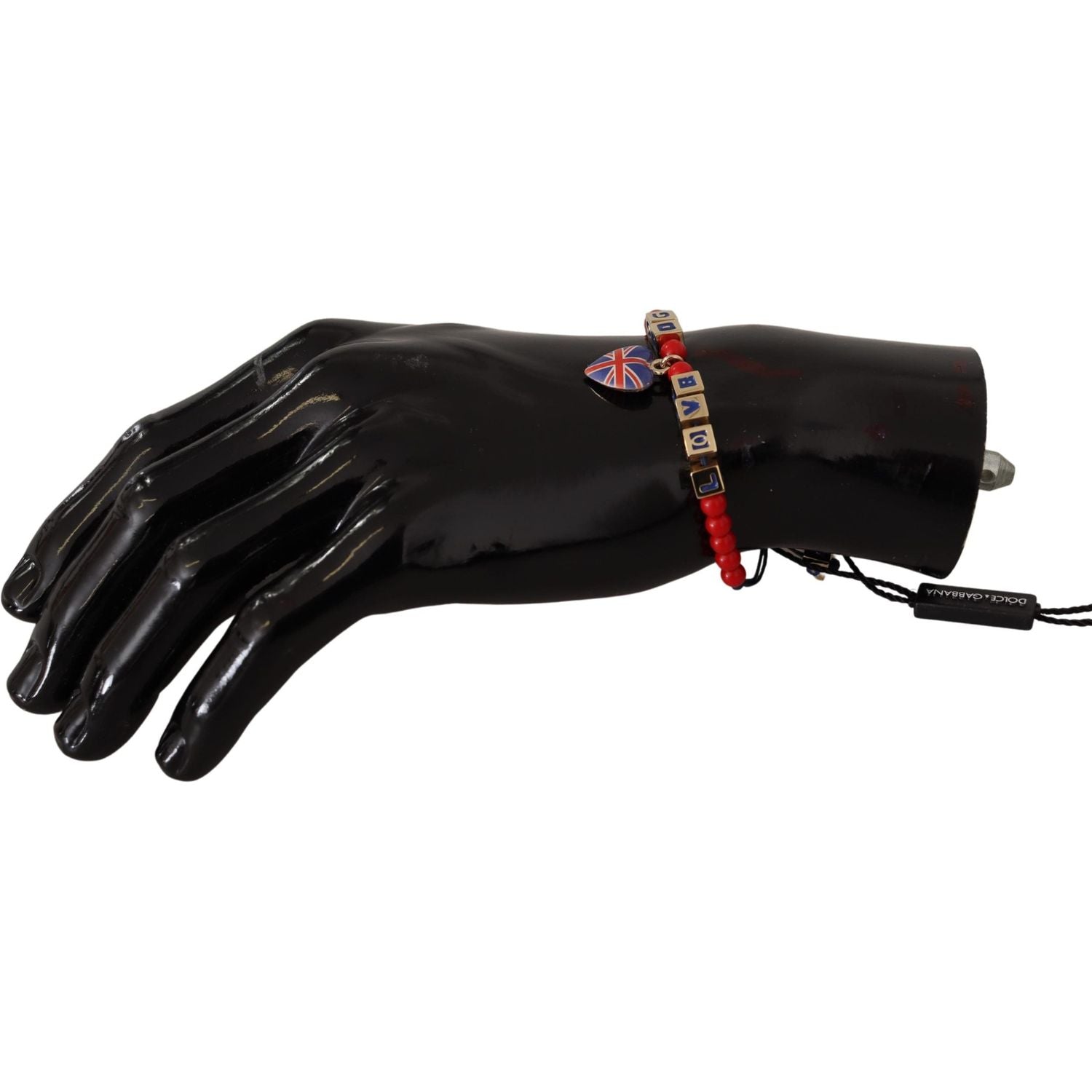 优雅的蓝色、红色玻璃和 Zama 手链