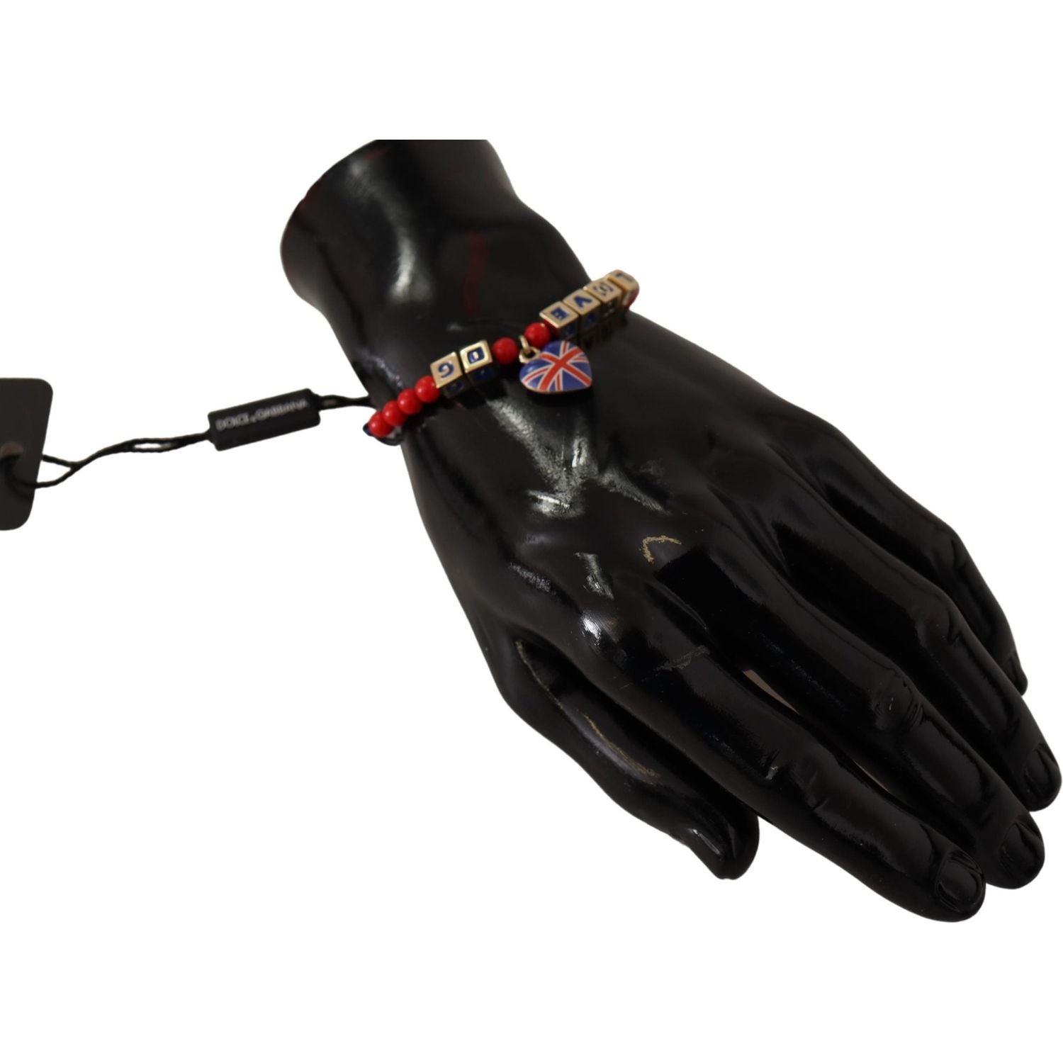 优雅的蓝色、红色玻璃和 Zama 手链