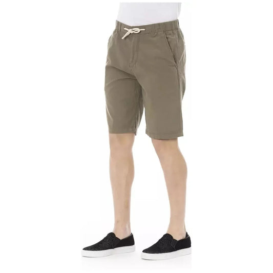 Baldinini Trend Army Cotton Men Short Baldinini Trend