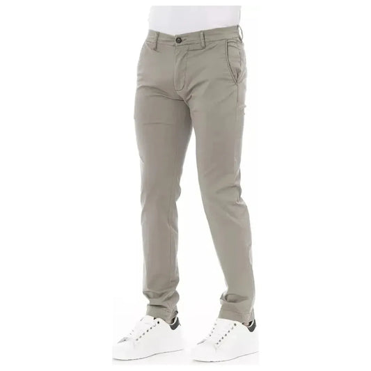 Baldinini Trend Beige Cotton Men Chino Baldinini Trend