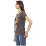 Trussardi Action Brown Cotton Women Top