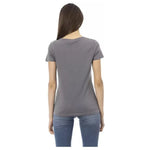 Trussardi Action Gray Cotton Women T-Shirt