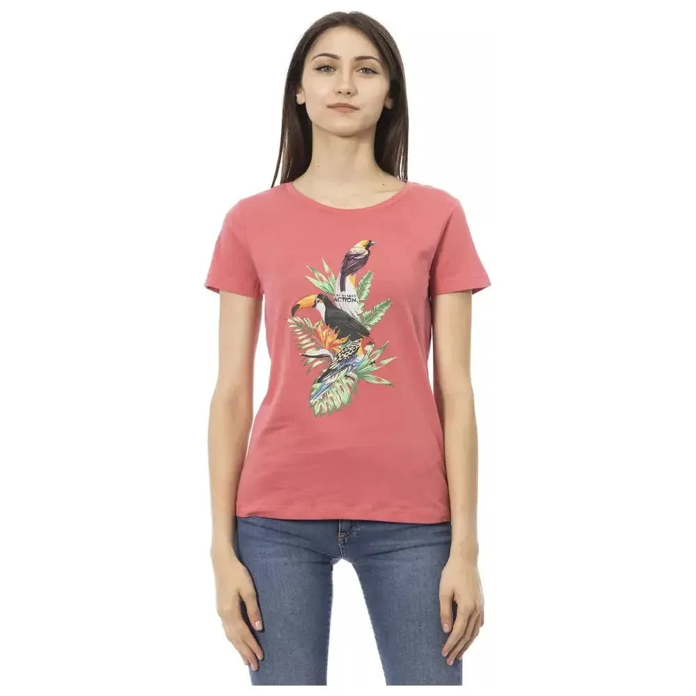 Trussardi Action Multicolor Cotton Women T-Shirt