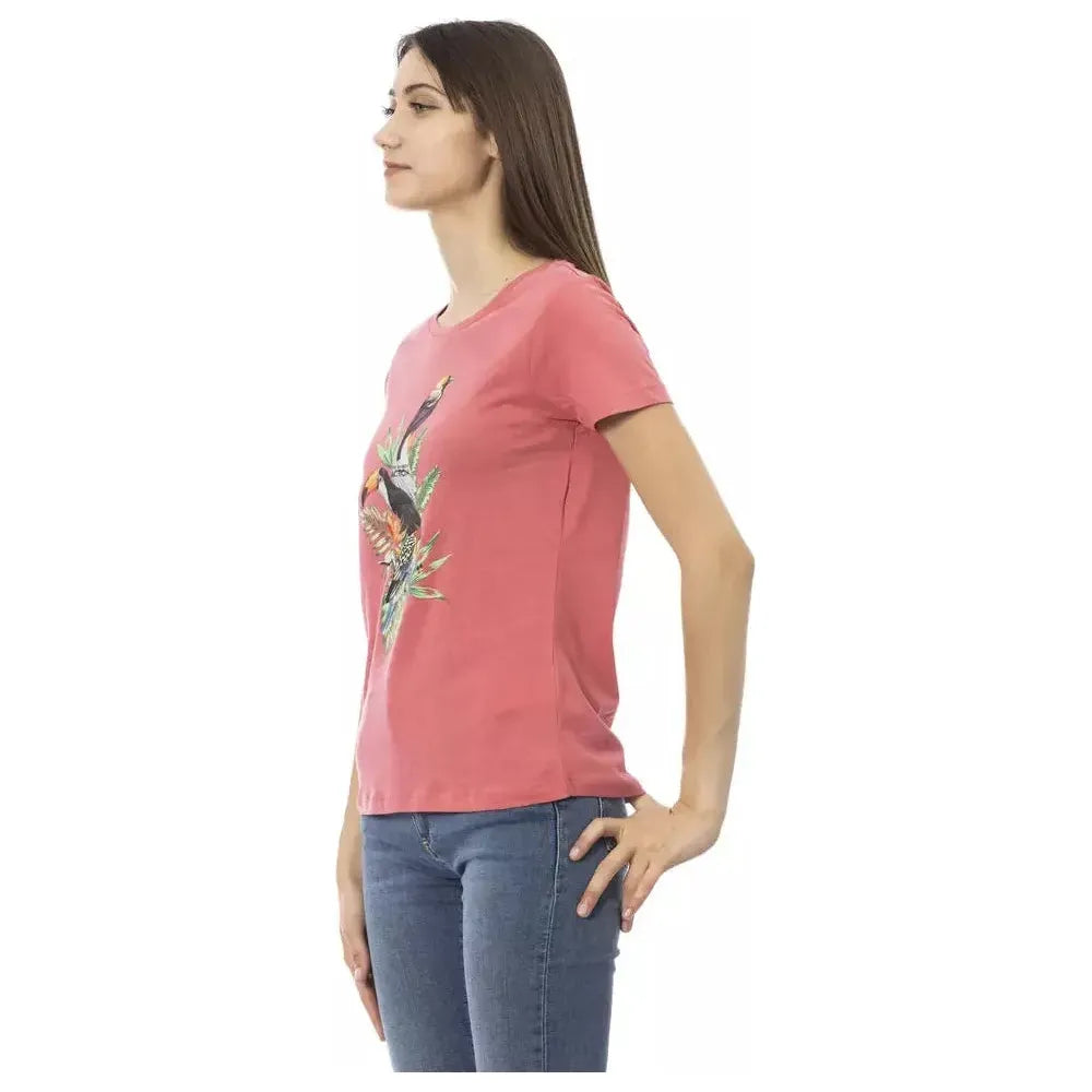 Trussardi Action Multicolor Cotton T-Shirt
