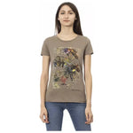Trussardi Action Brown Cotton Women T-Shirt
