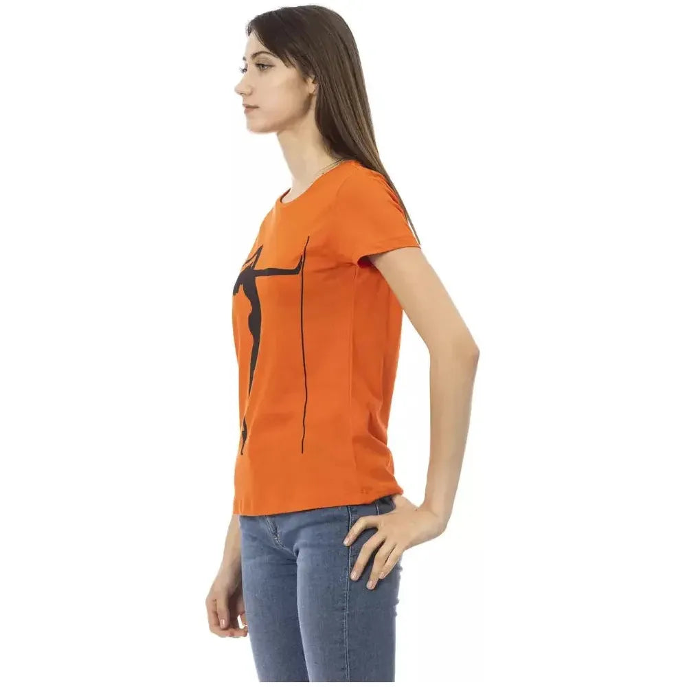 Trussardi Action Orange Cotton Women T-Shirt