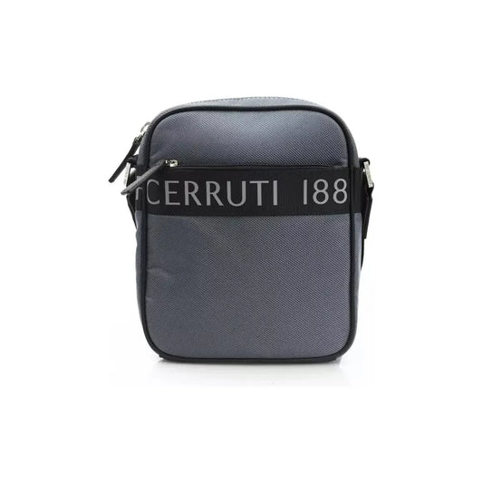 Cerruti 1881 Gray Nylon Men Messenger Bag Cerruti 1881