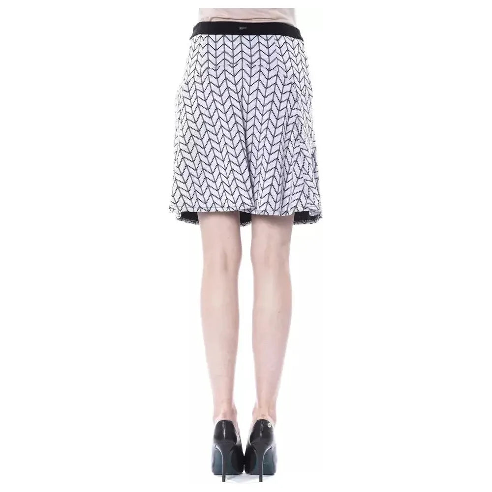 BYBLOS Black Marabou Women Skirt WOMAN SKIRTS