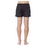 Roberto Cavalli Sport Black Polyester Men Swimsuit