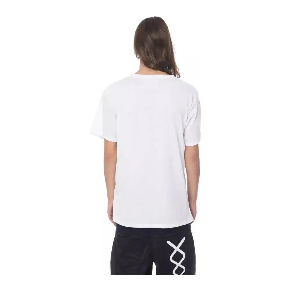 Nicolo Tonetto White Cotton Men T-Shirt NI-12970-M