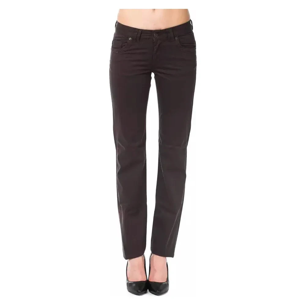 Ungaro Fever Brown Cotton Women Pants