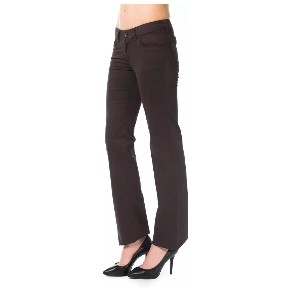 Ungaro Fever Brown Cotton Women Pants