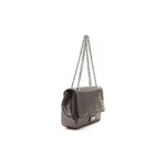 Pompei Donatella Gray Leather Women Crossbody Bag