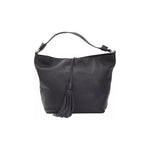 Pompei Donatella Gray Leather Women Shoulder Bag WOMAN SHOULDER BAGS
