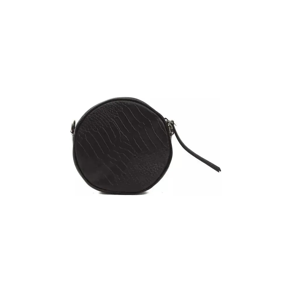 优雅的皮革椭圆形斜挎包完美