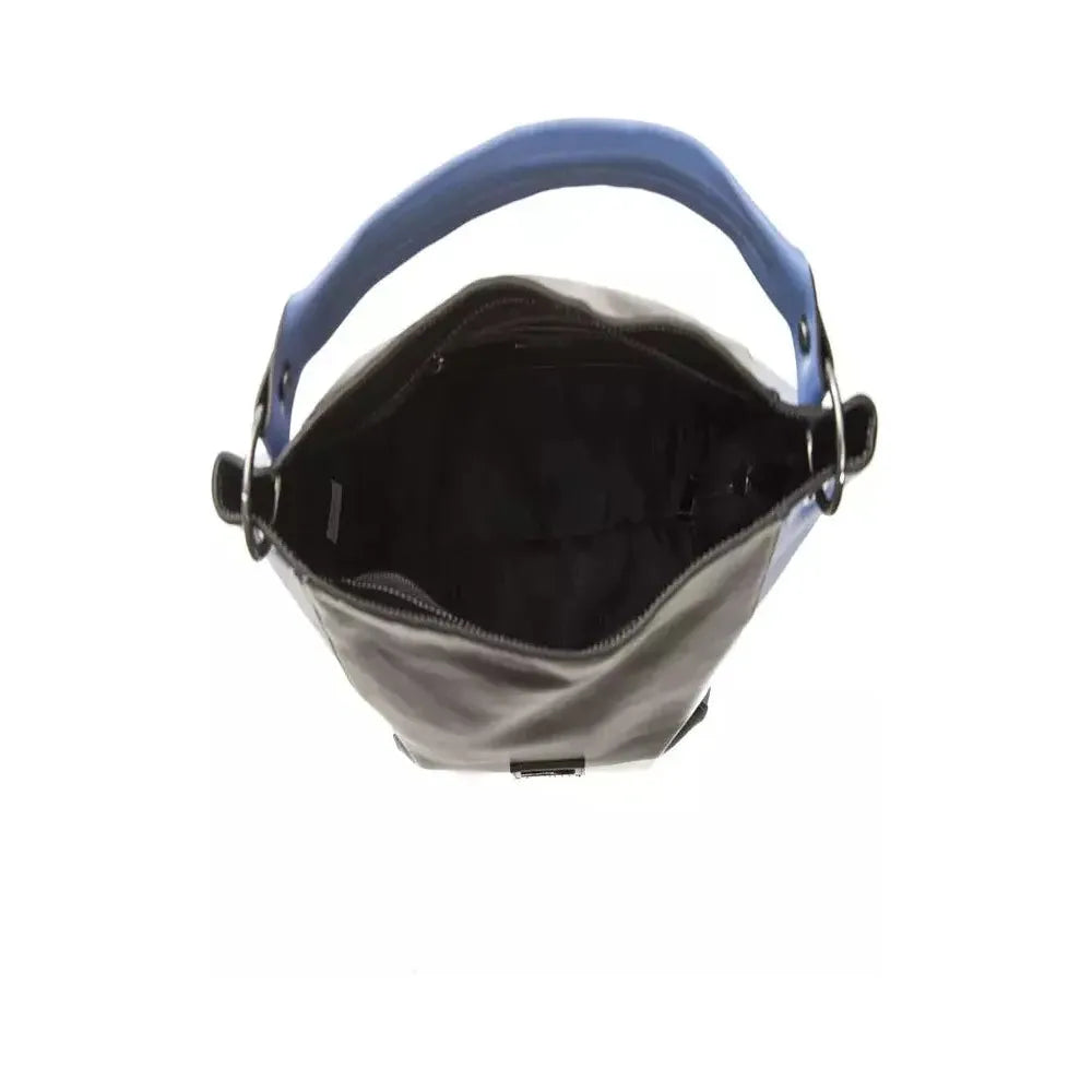 别致的黑色皮革单肩包