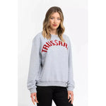Trussardi Gray Cotton Women Sweatshirt TR-21547-XS