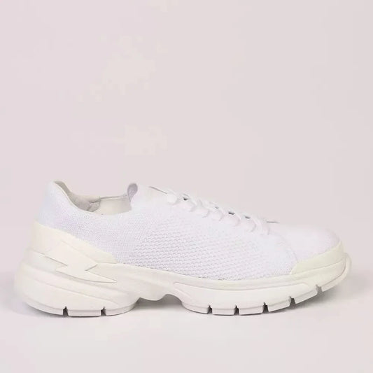 Neil Barrett White Textile Men Sneaker Neil Barrett