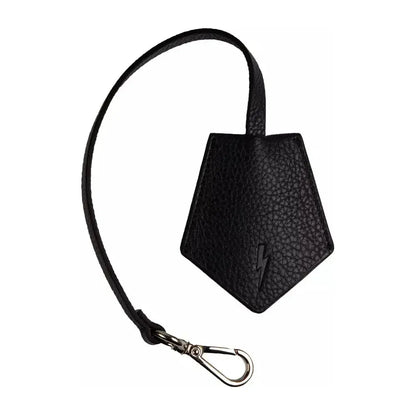 Neil Barrett Black Leather Men's Keychain