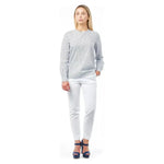 Bagutta White Cotton Women Shirt with Skull Print Closure Detail
