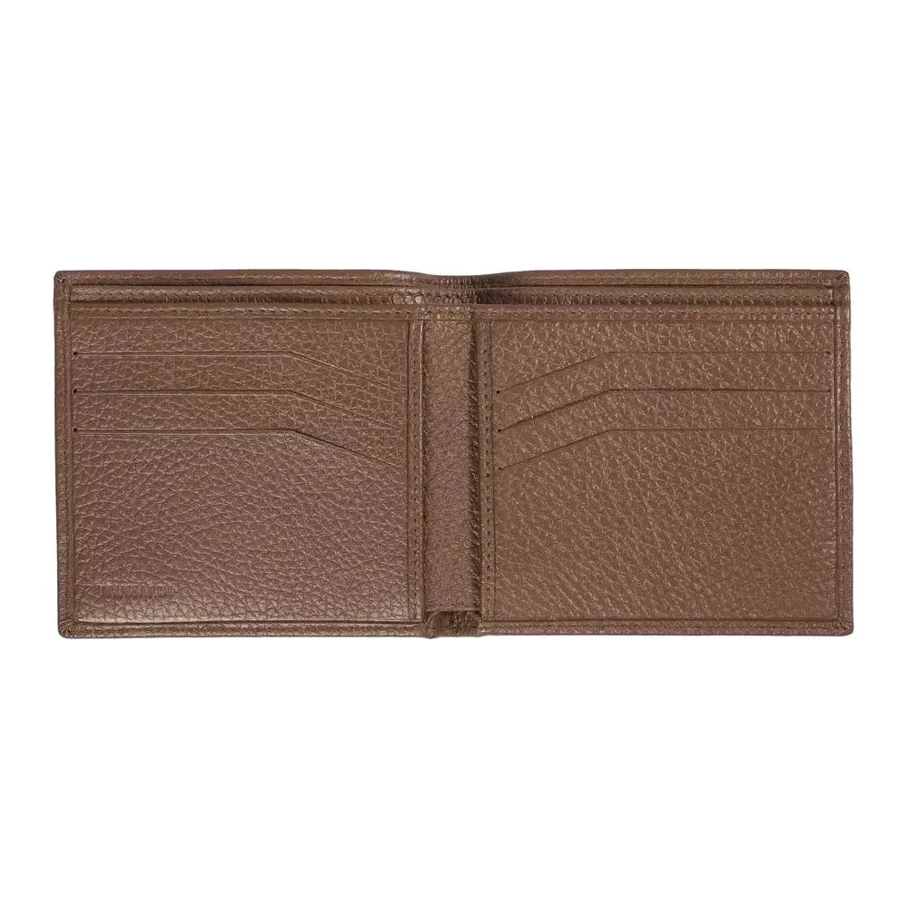 Trussardi Brown Leather Men Wallet Trussardi