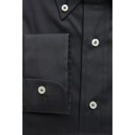 Robert Friedman Gray Cotton Men Shirt