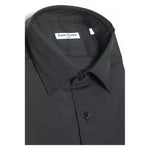 Robert Friedman Gray Cotton Men Shirt