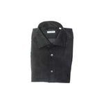 Robert Friedman Black Cotton Men Shirt