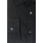 Robert Friedman Black Cotton Men Shirt