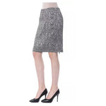 BYBLOS Black Viscose Women Skirt BY-17683-IT42|M