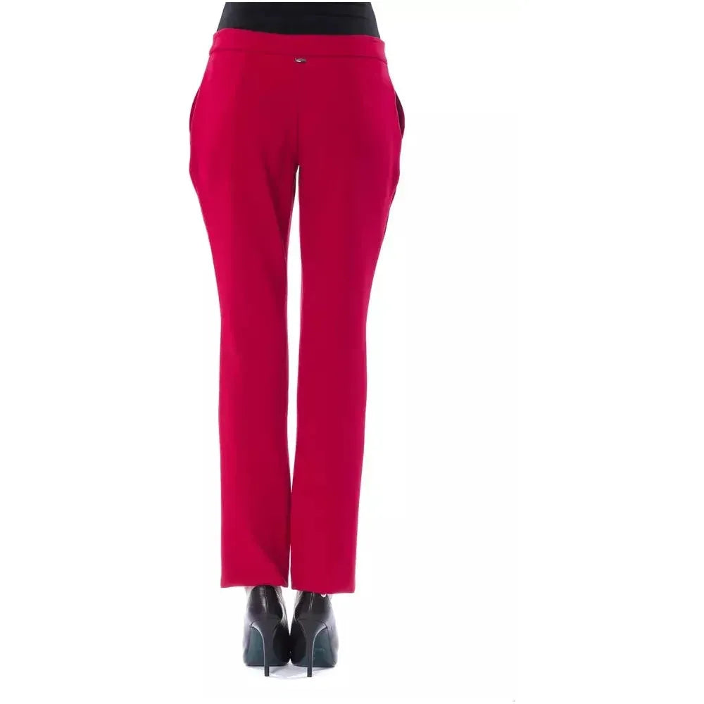 BYBLOS Fuchsia Polyester Women Pant BY-17648-IT42|M