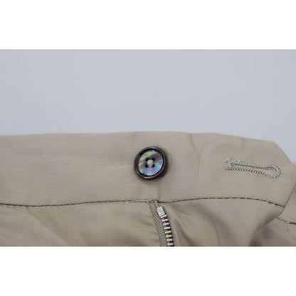 Dolce & Gabbana Beige Cotton Slim Fit Men Pants