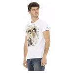 Trussardi Action White Cotton Men T-Shirt