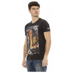 Trussardi Action Black Cotton Men's T-Shirt