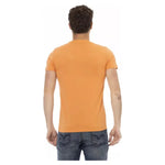 Trussardi Action Orange Cotton Men T-Shirt