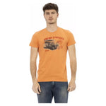 Trussardi Action Orange Cotton Men T-Shirt