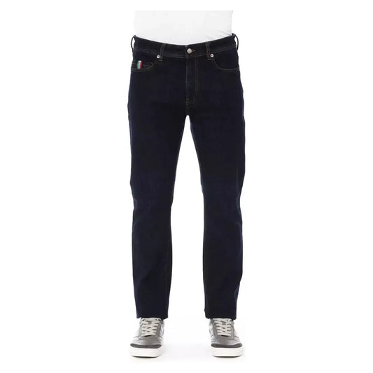 Baldinini Trend Blue Cotton Men Jeans Baldinini Trend