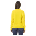 Baldinini Trend Yellow Wool Women Sweater BA-22514-S