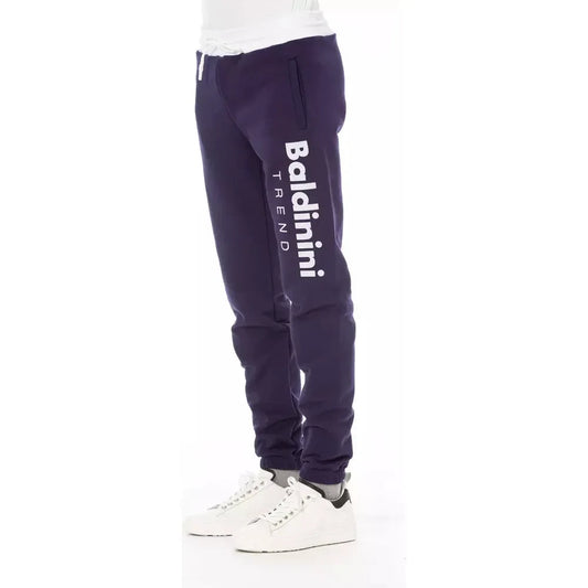 Baldinini Trend Purple Cotton Men Pants Baldinini Trend