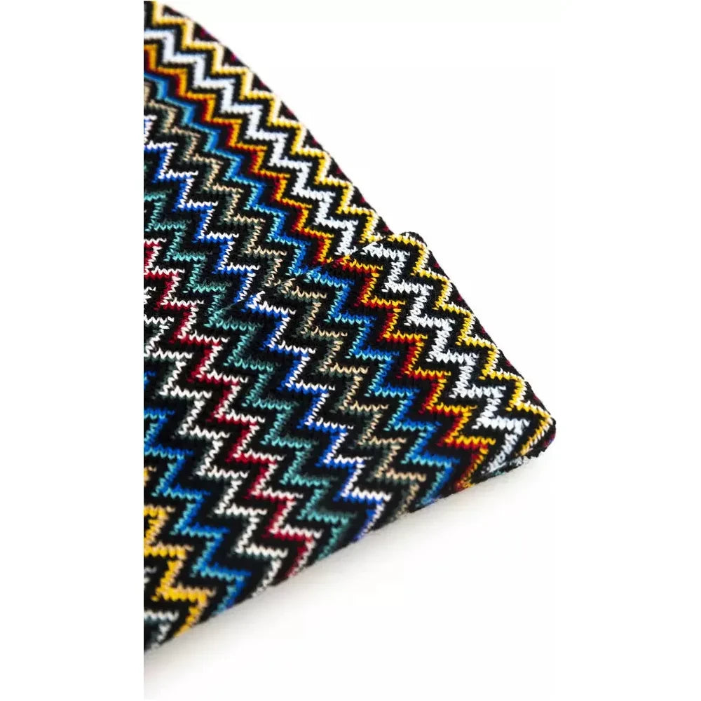 几何幻想多色羊毛帽