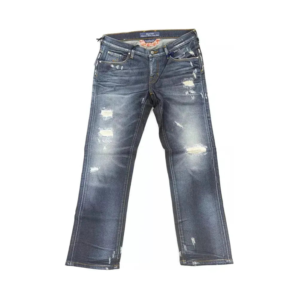 Jacob Cohen Blue Cotton Jeans Denim