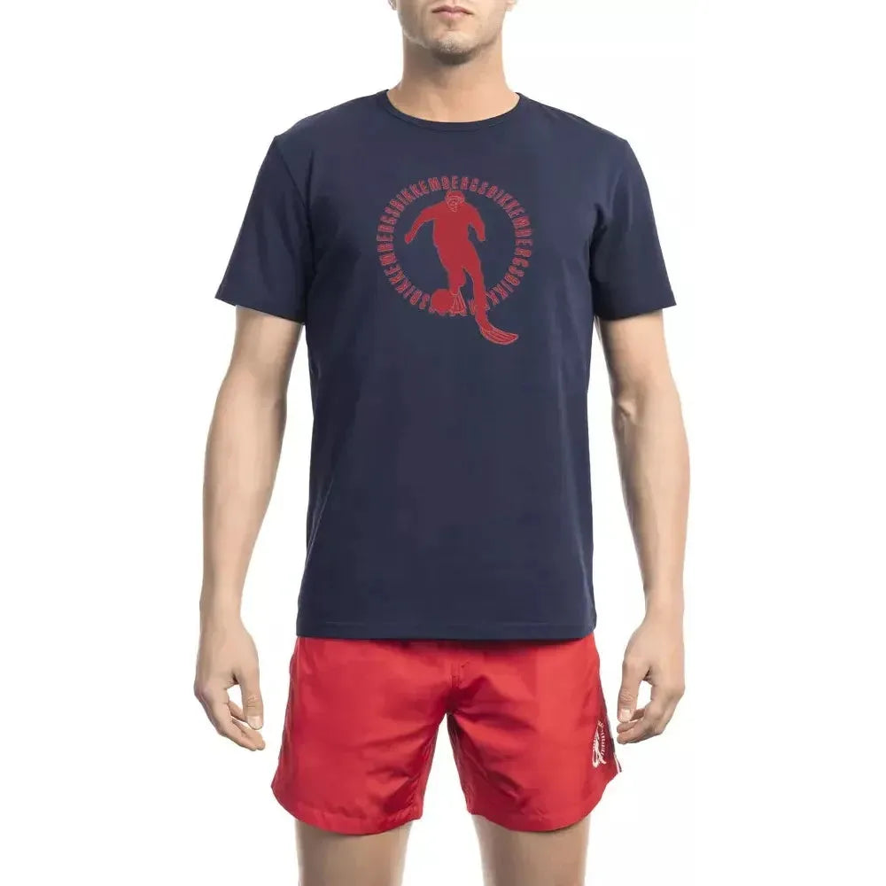 Bikkembergs Army Cotton Men T-Shirt BI-22055-M